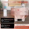 Smart Foldable Towel Warmer – 30L Large Capacity, Adjustable Timer,