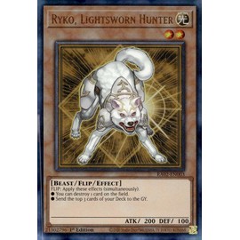 Ryko, Lightsworn Hunter (PUR) - RA02-EN003 - Prismatic Ultimate Rare - 1st Edition