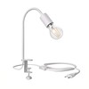 ledscom.de LELE E27 Clamp Light with Gooseneck White with E27