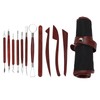 12pcs Soft Clay Carving Tools Multipurpose Stainless Pottery Accessories with