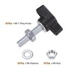 sourcing map 16pcs Tee Wing Knobs M6 x 25mm Metric