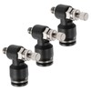sourcing map 3pcs Air Flow Control Valve 6mm Tube OD