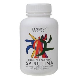 SYNERGY ORGANIC Organic Spirulina Tablets 200 (500mg)