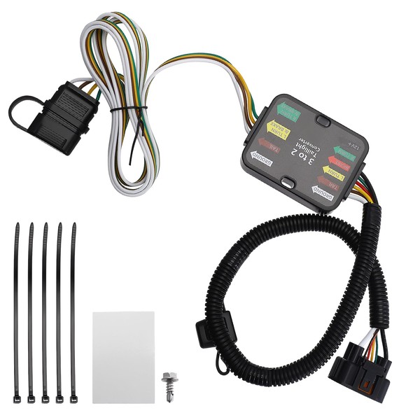 4 Pin Custom Trailer Wiring Harness 56420 Vehicle Side Compatible