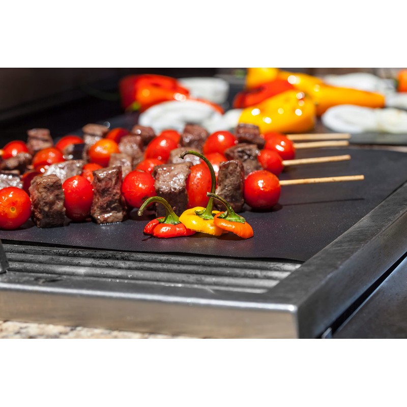 Charma Kaman Set of 3 BBQ Grill Mats & Oven
