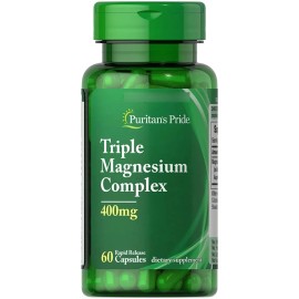 Triple Magnesio Complex 400 Mg. / 60 Caps. Usa