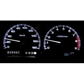 SPRINTER_TRUENO / COROLLA_LEVIN Ultra Diffusion LED Set for Meters [Color] Super White AE86-LW