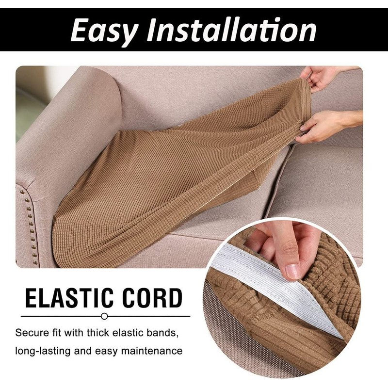 Seat Seat Cushion Covers High Stretch Individual Sofa Slipcovers L