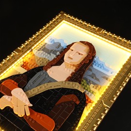 YEABRICKS LED Light for 31213 Art Mona Lisa Building Blocks Model (Building Blocks Set Not Included)