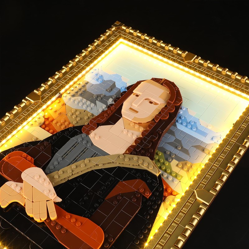 YEABRICKS LED Light for 31213 Art Mona Lisa Building Blocks