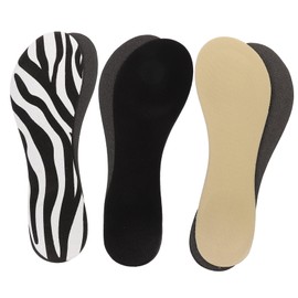 Ipetboom 1set Comfortable Sports Insoles Slipping Shock Absorbing Shoe Cushions for Long Term Use Mixed Color 3pairs