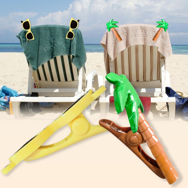 Towel Clips for Sun Loungers 4 PCS Beach Chair Towel