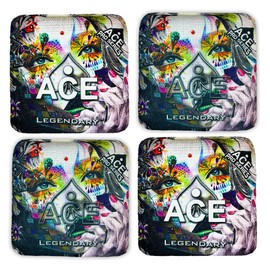 CornholeAce Legendary - Artistic Woman (Set of 4 Bags) - Professional Cornhole Bags - ACE Pro Stamped