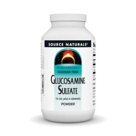 Source Naturals Glucosamine Sulfate, Sodium-Free Powder for Joint Support - 16 oz Powder