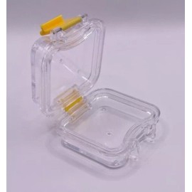 Dynamic Manufacturing 20 Pack, Denture False Teeth Membrane Case Container Hinged Display Box Jewelry