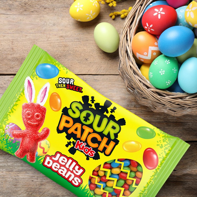 SOUR PATCH KIDS Jelly Beans, Easter Candy, 10 oz