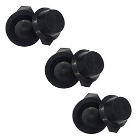lasenersm 6 piezas de color de pelo Tazón para teñir el cabello Color de pelo Cuencos de mezcla de color de plástico Tint Bowls Tinte de pelo Coloring DIY Tratamiento de aceite Herramientas para Salón de Peluquería, Negro