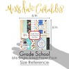 6x6 Pattern Paper Pack - Grade School - for Kids