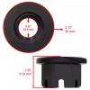 Caltric 501110 Castle Nut w/ Cotter Pin for King Kutter