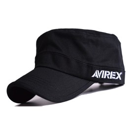 Avirex Men's Work Cap, Black, Free size