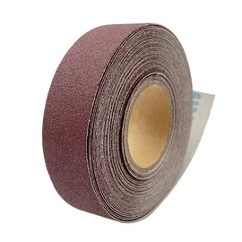 180 Grit Continuous Sandpaper Roll 2.54cm x 8m Emery Cloth Aluminium Oxide Abrasive Sandpaper Roll Drum Sander Sandpaper Rolls for Wood Furniture Finishing Metal Sanding Automotive Polishing