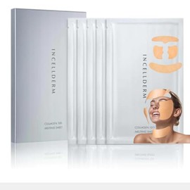INCELLDERM Mascarilla De Tela Fundente Collagen 100  Fórmula Con Infusión De Colágeno  Tecnología De Fibra Ultrafina Para Una Absorción E Hidratación 