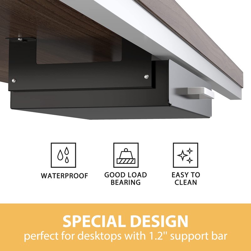 Gome Under Desk Pull-Out Drawer - Storage Organizer Office Mounted,