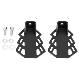 Vbest life 2 Piezas de reposapiés Trasero de Hierro para Bicicleta, reposapiés Trasero Antideslizante de Alta Resistencia con Orificio de 5 mm para Accesorio de Bicicleta