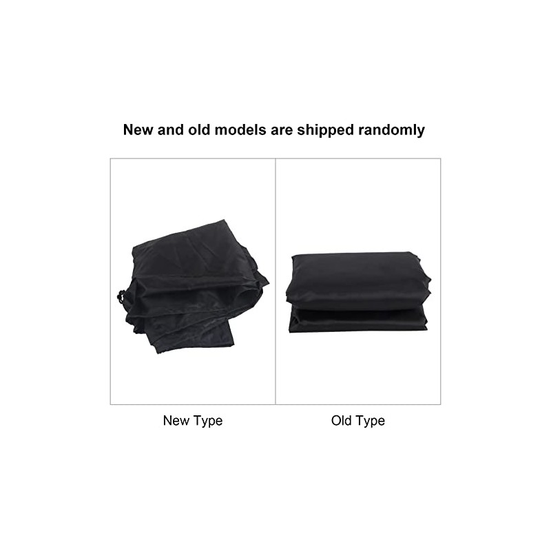 Black Folding Bed Cover Portable Bed Cover Furniture Dust Proof