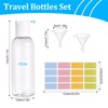 Ailvor 100ml Travel Bottles, Travel Bottles for Toiletries Empty Refillable,
