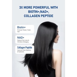 DSDD NAD+ 10000 Advance – Biotin Berry Flavor Drink Mix, 20 Packets Sample Set – Supports Glowing Skin, Anti-Aging, Energy & Mental Focus