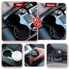 sourcing map 2pcs Car Cup Coasters Universal PVC Car Cup