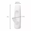Command Medium White Hooks, Indoor Use, Holds 3 lbs (17001ES)