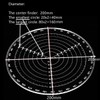 Center Finder Tool Woodworking Compass Central Scan Tool Transparent Acrylic