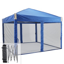Aoodor 12x12 FT Pop-Up Canopy Tent with Roller Bag - Portable Instant Shade, Sturdy Iron Frame, Water-Resistant 210D Oxford Fabric, UV Protection, Easy Assembly for Camping and Outdoor Events