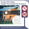 RV Furnace Vent Screen for Water Heater Vent Cover, RV