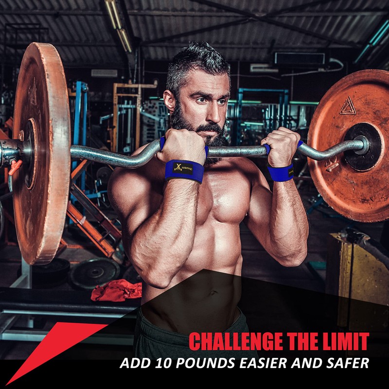 ihuan Lifting Straps for Weightlifting - Wrist Straps for Weightlifting