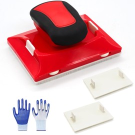 Paint Edger Trimmer for Walls, Ceilings & Corners - Precision Edge Painting Tool with 2 Replacement Pads & Gloves, Paint Pad Applicator, Paint Edger Tool, DIY Home Wall Painting Edging Kit