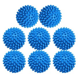 Black Duck Brand Dryer Balls 8 Pack Blue- Reusable Dryer Balls Replace Laundry Drying Fabric Softener and Saves You Money