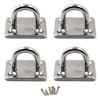 M8 Ceiling Hook Pad Eye Plate 304 Stainless Steel Wall