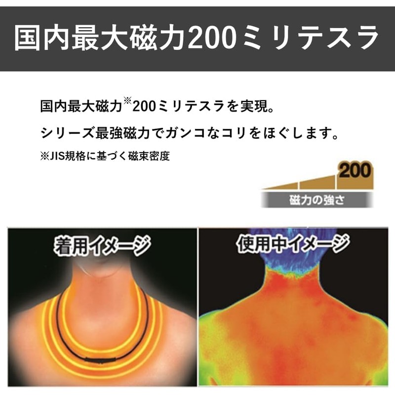 ピップエレキバン MAX200 12粒入 + ピップ マグネループ MAX + おまけ付き エレキバン+ブラック60cm
