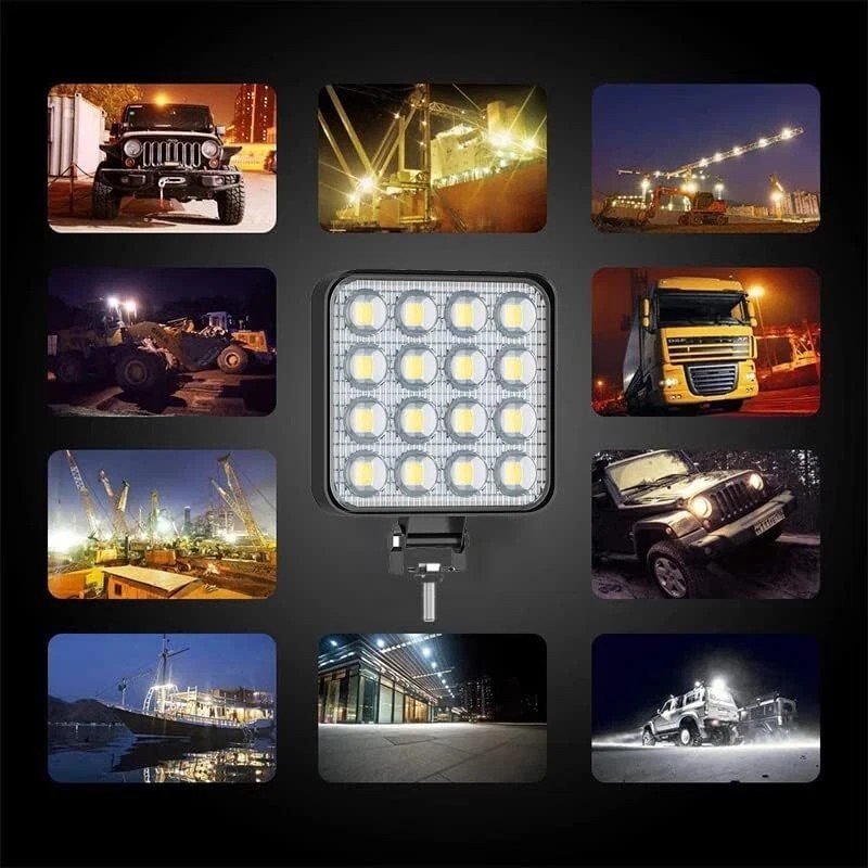 usparts888 Spot Flood LED work Assembly Fit CAT Skid loader