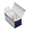 100 2x2 Quarter Size Premium Cardboard Coin Flips Paper Holder