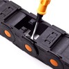 Plastic Drag Chain Cable Carrier Closed Type with End Connectors