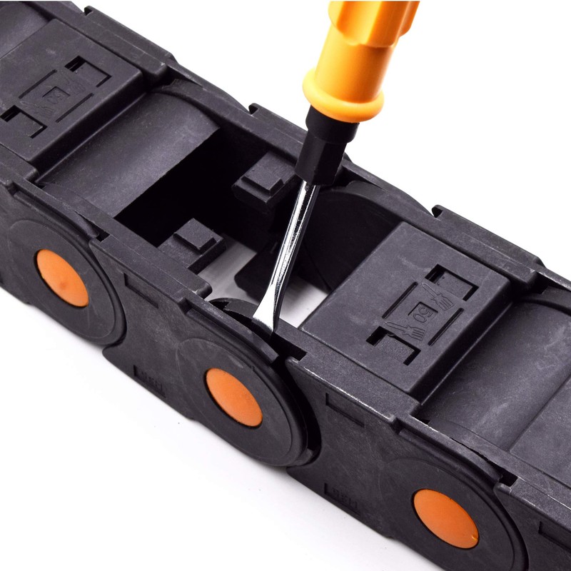 Plastic Drag Chain Cable Carrier Closed Type with End Connectors