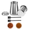 kasanidika Coffee Sifter, Coffee Ground Sifter, Stainless Steel with Lid,