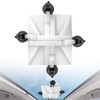ASDKJL Foldable Starlink Mini Car Mount with Suction Cups，Quick Release