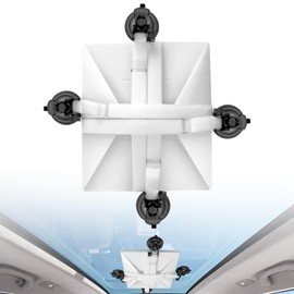 ASDKJL Foldable Starlink Mini Car Mount with Suction Cups，Quick Release Sunroof/Moonroof Mount for Car, RV, Boat, Truck Glass (White)