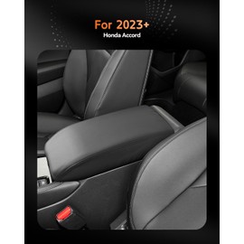 CDEFG for Honda Accord 2023-2025 2026 Center Console Cover Armrest Box Cover for Accord (LX,SE) 2023 2024 2025 Accessories Console Arm Rest Protector