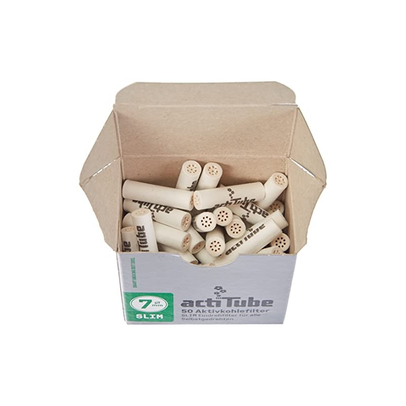 actiTube Activated Carbon Slim Filter, Silver, 5 x 4 x